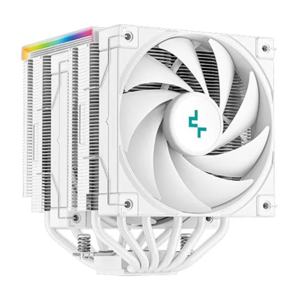ENFRIAMIENTO DE AIRE ARGB DEEPCOOL AK620 DIGITAL PRO WH AM5/AM4 Y LGA2066/2011 EN ADELANTE 1 VENTILADOR R-AK620-WHAPMN-G BLANCO