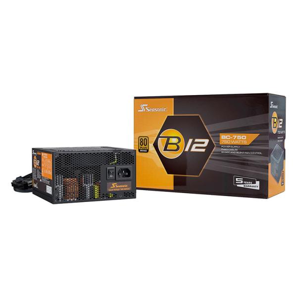 FUENTE DE PODER SEASONIC 750W 80+BRONZE B12BC-750 A751BCAFH