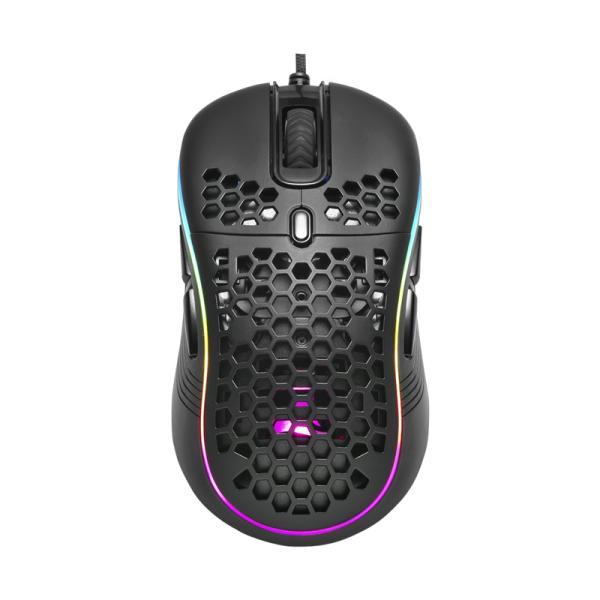 MOUSE GAMING RGB SHARKOON LIGHT2 S ALAMBRICO 4044951029303 Negro