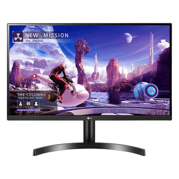 MONITOR 27" LG 27QN600-B QHD 2560x1440 75 HZ HDMI PLANO SLIM