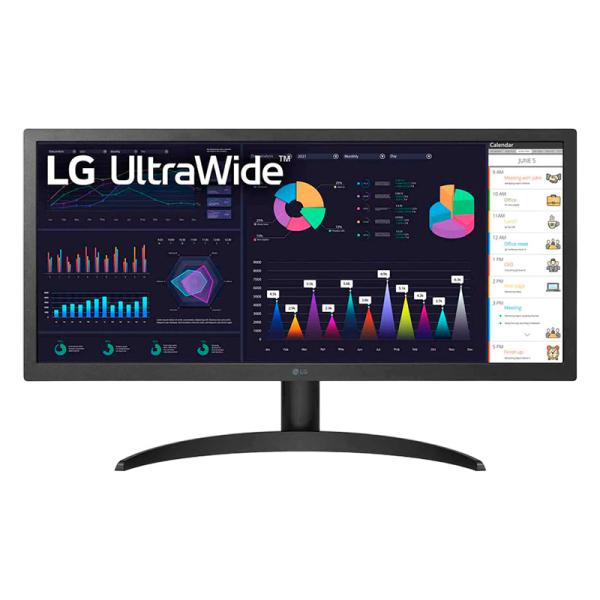 MONITOR 26" LG 26WQ500-B WFHD 2560 x 1080 75 HZ HDMI PLANO SLIM