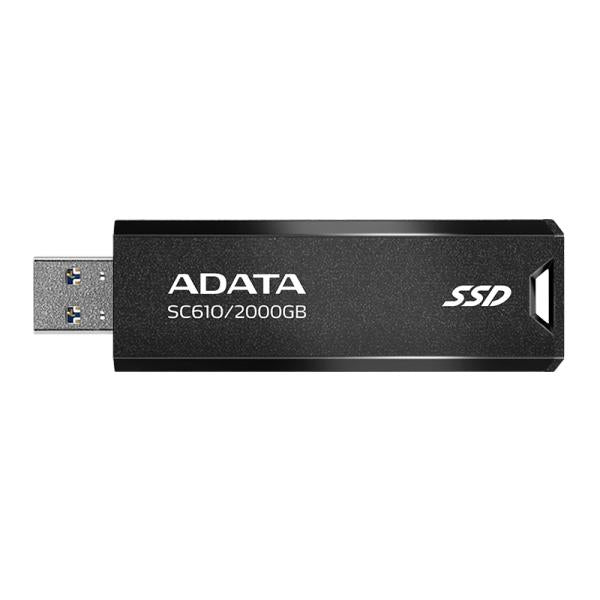 HD EXTERNO 2TB 3.2 SOLIDO ADATA BLACK/RED SC610-2000G-CBK/RD