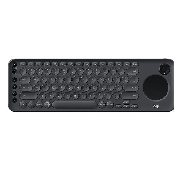 TECLADO LOGITECH K600 TV TOUCHPAD INTEGRADO 70% MEMBRANA INALAMBRICO INGLES 920-008824 NEGRO