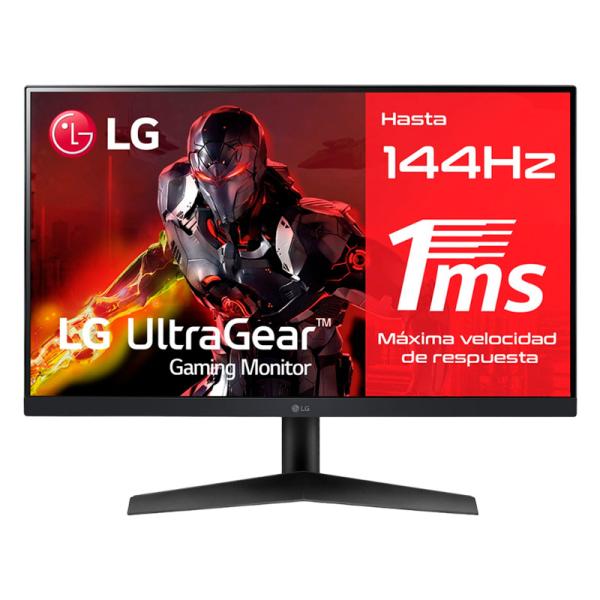 MONITOR 24'' LG 24GN60R-B FHD 1920 x 1080 144 Hz DP HDMI PLANO SLIM