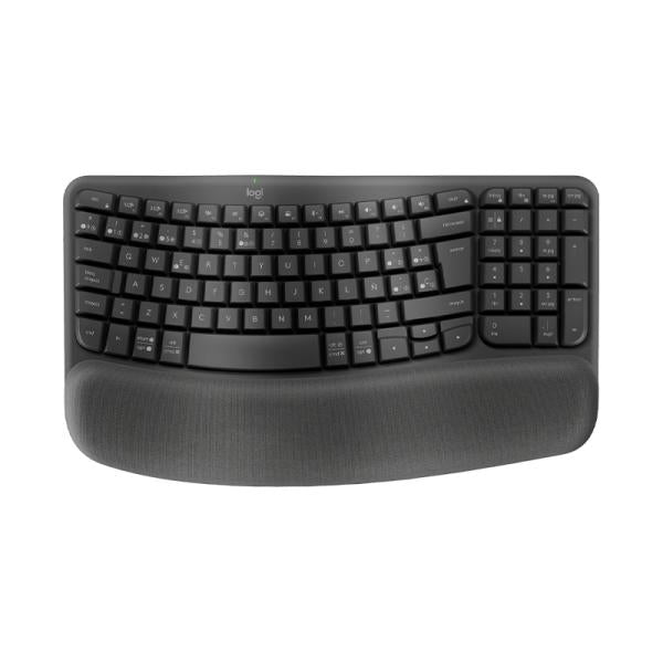 TECLADO LOGITECH WAVE KEYS BUSINESS MEMBRANA BLUETOOTH ESPAÑOL 920-012325 NEGRO