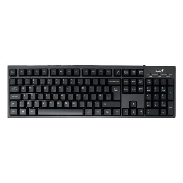 TECLADO GENIUS KB-7100X MEMBRANA ALAMBRICO ESPAÑOL 31320001401 NEGRO