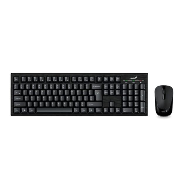 TECLADO Y MOUSE GENIUS KM-8101 INALAMBRICO CON RECEPTOR 31340014401 NEGRO