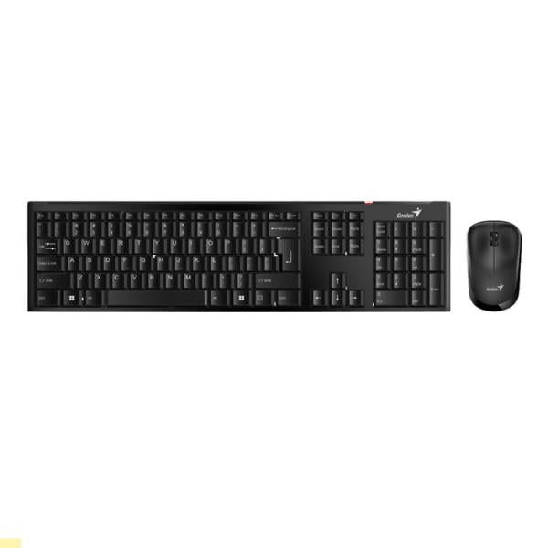 TECLADO Y MOUSE GENIUS SLIMSTAR 8230 INALAMBRICO BLUETOOTH + RECEPTOR ESPAÑOL 31340015407 NEGRO