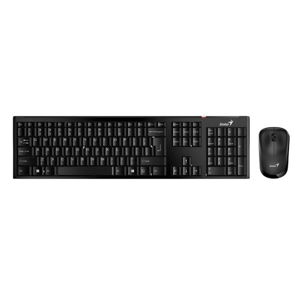 TECLADO Y MOUSE SLIMSTAR 8000SE INALAMBRICO CON RECEPTOR ESPAÑOL 31340012407 NEGRO