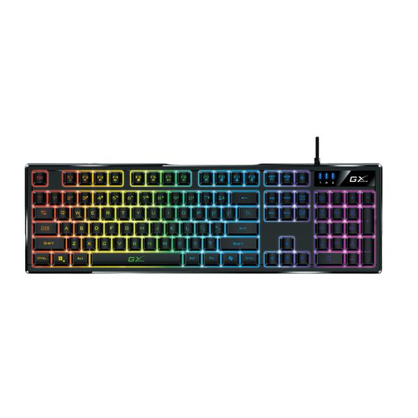 TECLADO GAMING RGB GENIUS RS2 SCORPIO K7 MEMBRANA ALAMBRICO ESPAÑOL 31310054401 NEGRO