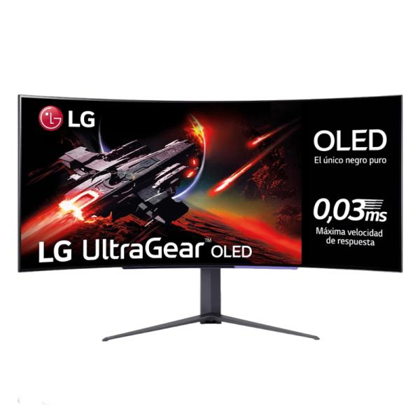 MONITOR LG 45" 45GR95QE-B FHD IPS 3440 X1440 240HZ DP HDMI OLED CURVO