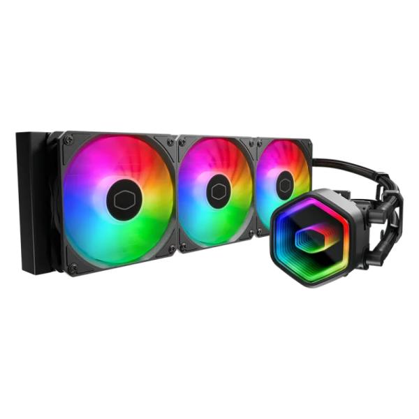 ENFRIAMIENTO LIQUIDO RGB COOLER MASTER MASTERLIQUID 360 CORE II 360MM AM4/AM5 Y LGA 1851 / 1700 EN ADELANTE MLW-D36M-A18PA-R1 NEGRO