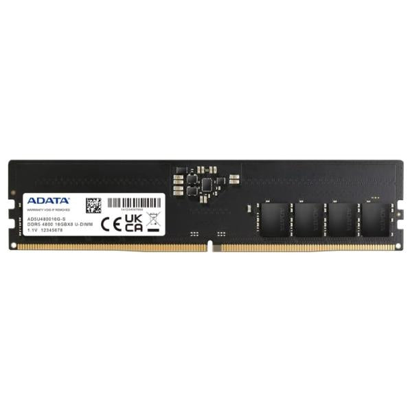 MEMORIA RAM PC 16GB ADATA AD5U480016G-S DDR5 4800MHZ 5V
