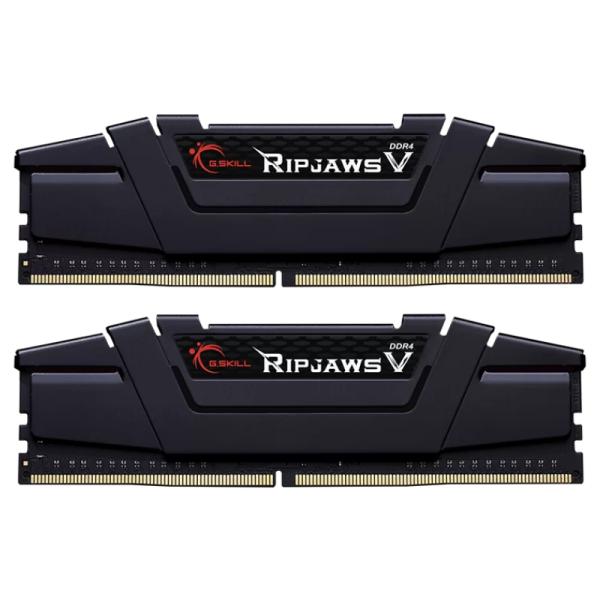MEMORIA RAM PC 16GB (2 X 8GB) G.SKILL RIP JAWS V DDR4 3200MHZ CL16-18-18-38 F4-3200C16D-16GVKB NEGRO