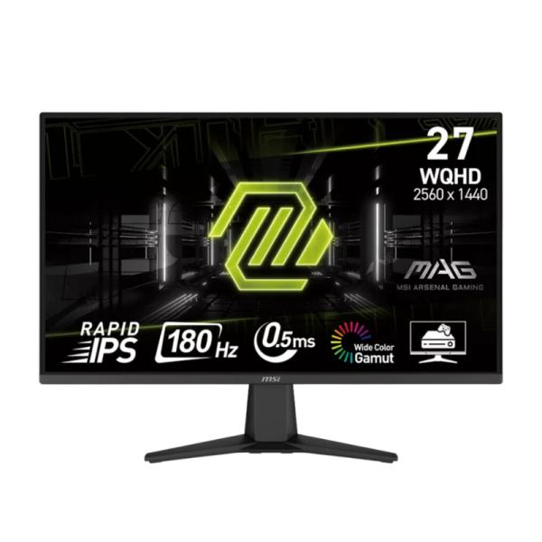 MONITOR MSI PLANO 27" MAG 275QF QHD 2560X1440 IPS 170HZ FREESYNC HDMI y DP 9S6-3CE21M-014 NEGRO
