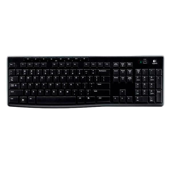 TECLADO LOGITECH K270 MEMBRANA INALÁMBRICO ESPAÑOL 920-004426 NEGRO