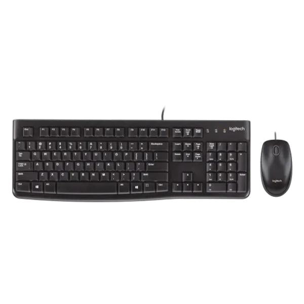 TECLADO Y MOUSE LOGITECH MK120 BLACK ESPAÑOL 920-004428