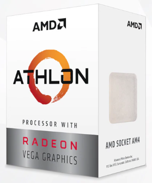 PROCESADOR AMD ATHLON 3000G 2DA GEN 3.5 GHZ AM4 YD3000C6FHBOX