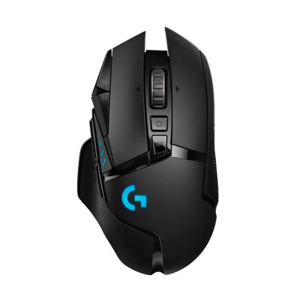 MOUSE GAMING RGB LOGITECH G502 LIGHTSPEED INALAMBRICO CON RECEPTOR 910-005565 NEGRO