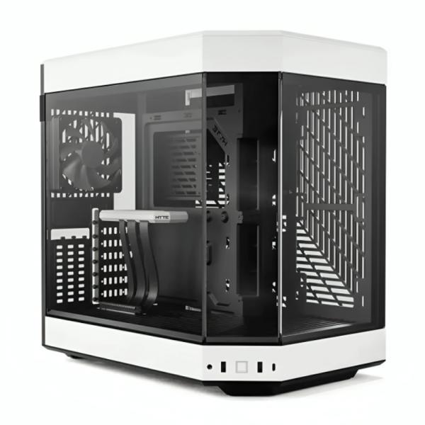 CASE GAMING HYTE Y60 ATX VIDRIO TEMPLADO 3 VENTILADORES CS-HYTE-Y60-BW BLANCO / NEGRO