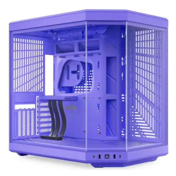 CASE HYTE Y70 TORRE MEDIA VIDRIO TEMPLADO CS-HYTE-Y70-TM MORADO