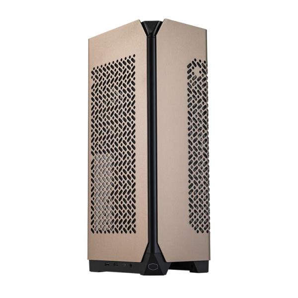 CASE GAMING RGB COOLER MASTER NCORE 100 MAX EDICION BRONZE ATX 1 VENTILADOR CON FUENTE DE PODER Y REFRIGERACIÓN INCLUIDA CON CABLE DE CORRIENTE NR100-ZNNN85-SL0 BRONZE