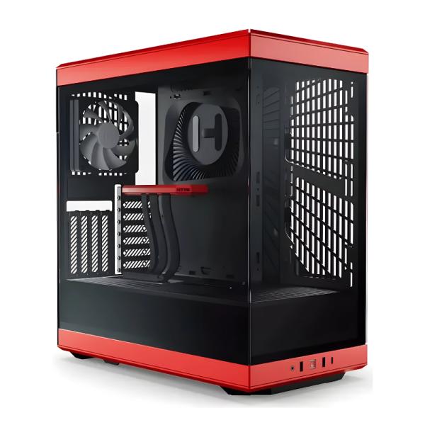 CASE GAMING HYTE Y40 ATX 2 VENTILADORES CS-HYTE-Y40-BR ROJO / NEGRO HYTE
