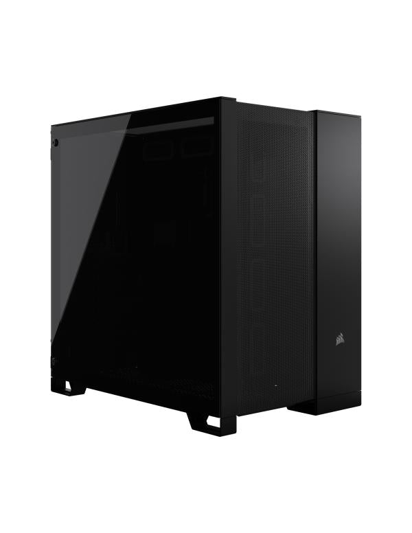 CASE GAMING CORSAIR AIRFLOW DOBLE CAMARA MEDIA TORRE 6500D VIDRIO TEMPLADO BLACK CC-9011259-WW