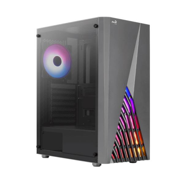 CASE GAMING AEROCOOL DELTA-G-BK-V2 MEDIA TORRE PANEL LATERAL DE VIDRIO TEMPLADO PANEL FRONTAL RGB NEGRO ACCM-PV45043.11