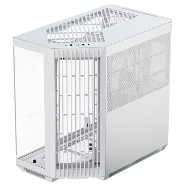 CASE APNX V1-WT-V1 TORRE MEDIA PANEL LATERAL VIDRIO 2 PUERTOS USB 3.0 Y 1 PUERTO USB-C APCM-VI01003.21 BLANCO