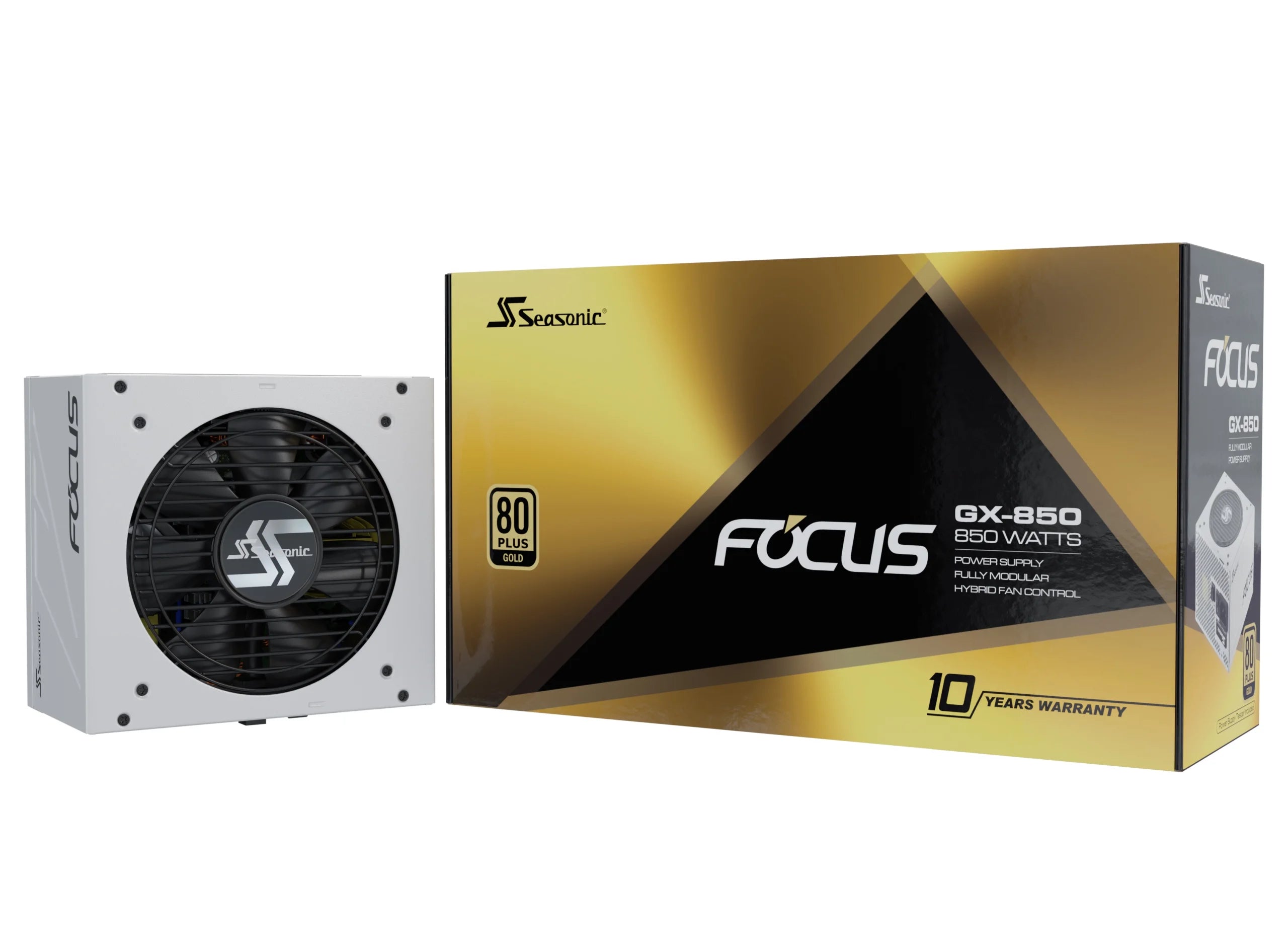 FUENTE DE PODER SEA SONIC 850W 80+GOLD FOCUS GX-850 WHITE SSR-850FX