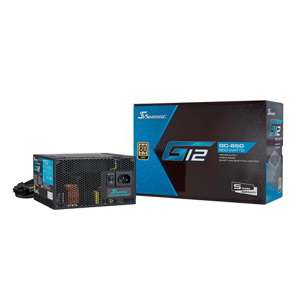 FUENTE DE PODER SEASONIC 850W 80+GOLD SEMI-MODULAR G12GM-850 A851GMFH