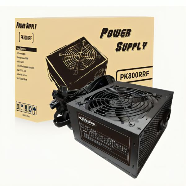 FUENTE DE PODER FIVESTAR PK800RRF001C 800W ATX POWER PS2 ABANICO 12CM CABLE 1.2M