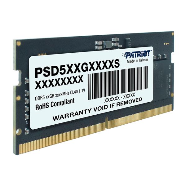 MEMORIA PC 8GB DDR5 4800MHZ PATRIOT PSP58G480041H1 SL