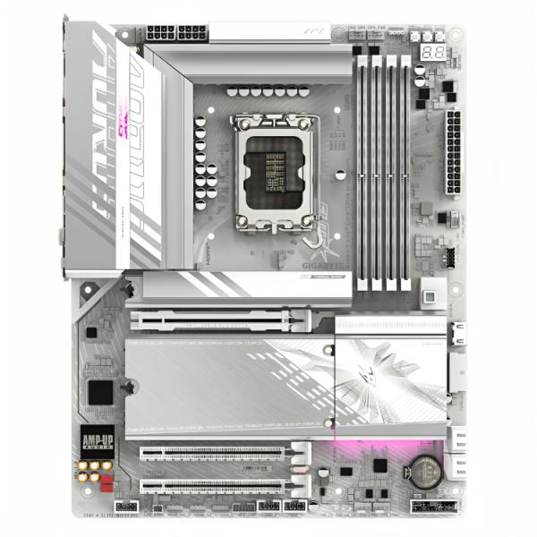 TARJETA MADRE GIGABYTE Z890 AORUS ELITE WF7 ICE 1.1 DDR5 LGA1851 BLANCO