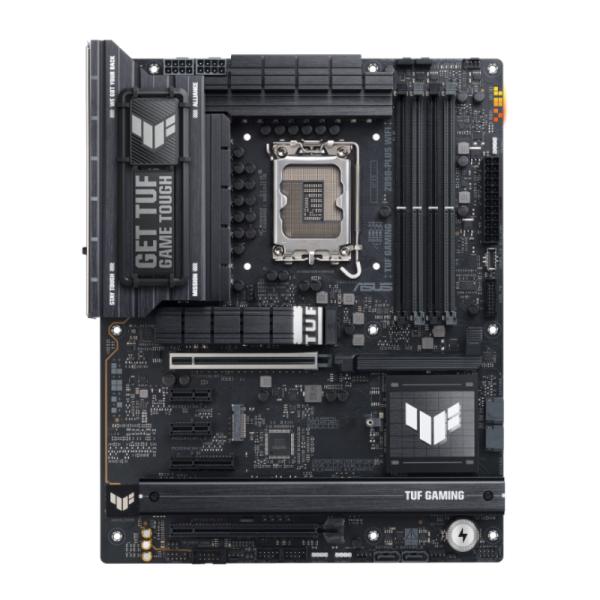 TARJETA MADRE ASUS TUF GAMING Z890-PLUS WIFI LGA 1851 DDR5 4X M.2 + 4X SATA USB 3.2 WIFI 7 1X PCIE 5.0 AURA SYNC RGB 90MB1IQ0-M0EAY0 NEGRO